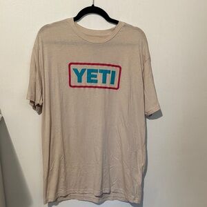 Men’s YETI Beige Short Sleeve Tee